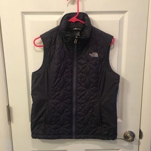 Purple North Face Puffy Vest